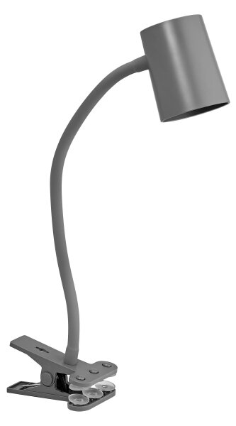 Osram - Stolní lampa s klipem DESK LINE 1xGU10/9W/230V šedá