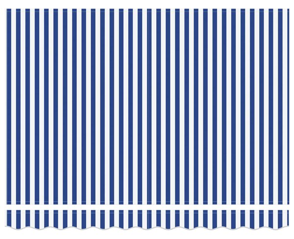 Rám markýzy Modrá a bílá 300 x 250 cm 3329911