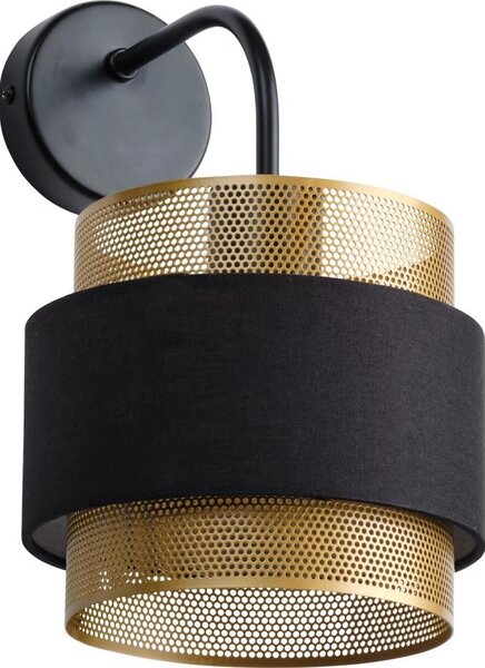 Osram - Nástěnná lampa DECOR HORNET 1xE27/10W/230V černá/zlatá