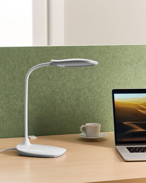 LED stolní lampa HYDRA se stmívačem Bílá