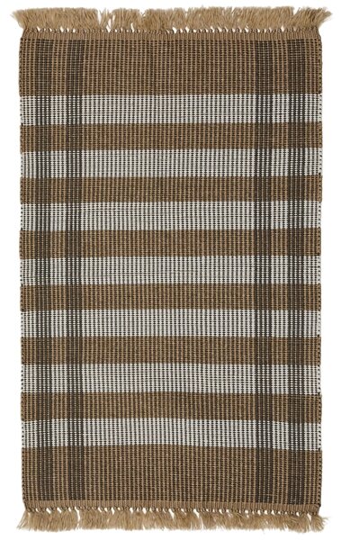Béžovo-hnědý zahradní koberec Kave Home Barani 60 x 90 cm