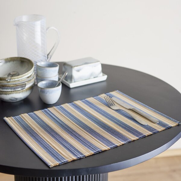 Bambusové prostírání Marola Blue – set 4 ks