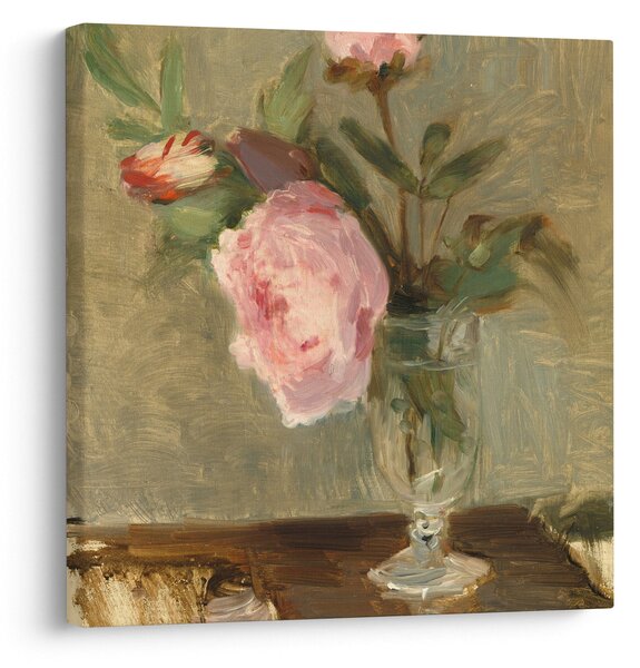 Obraz - Berthe Morisot, Peonies, reprodukce (30x30 cm)
