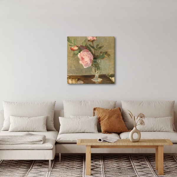 Obraz - Berthe Morisot, Peonies, reprodukce (30x30 cm)