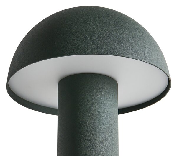 LED bezdrátová stolní lampa BOJO se stmívačem Kov Tmavě zelená