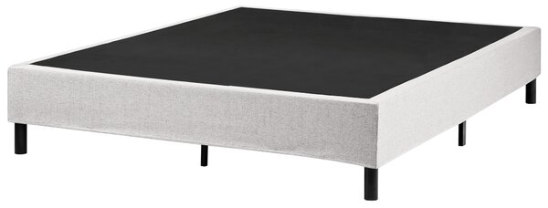 Kontinentální postel bez čela Tkanina COUNTESS 160 x 200 cm Světle šedá
