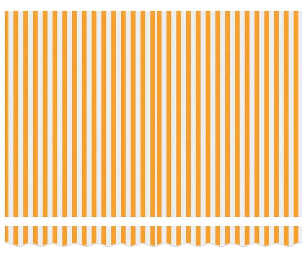 Stahovací markýza Žlutá 300 x 200 cm textil 3329501