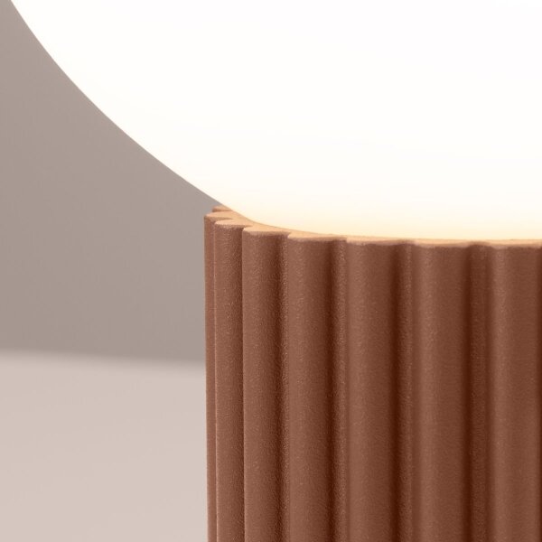Sollux SL.1736 - Stolní lampa HALO 1xG9/8W/230V pr. 12 cm hnědá