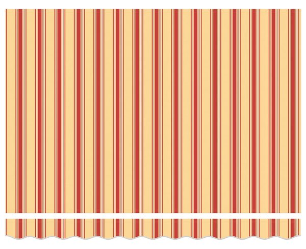 Stahovací markýza Žlutá a oranžová 300 x 250 cm 3329971
