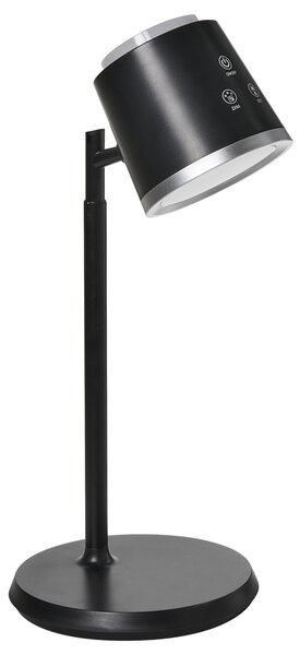 LED bezdrátová stolní lampa LIBRA se stmívačem Černá