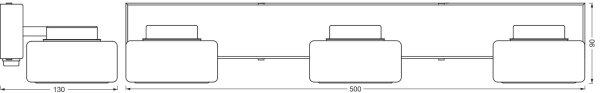 Osram - LED Koupelnové nástěnné svítidlo ORBIS FLAME 3xLED/5,5W/230V IP44 chrom