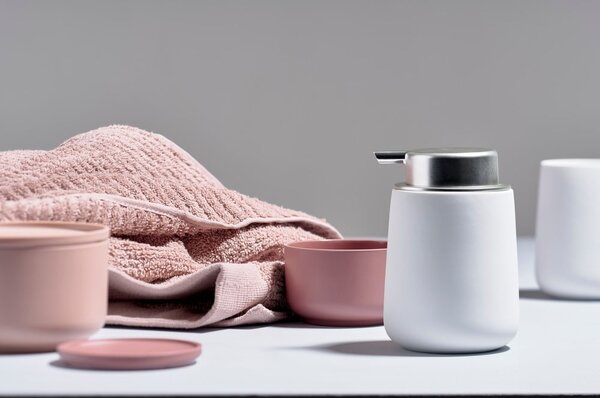 Bílá porcelánová WC štětka Nova - Zone