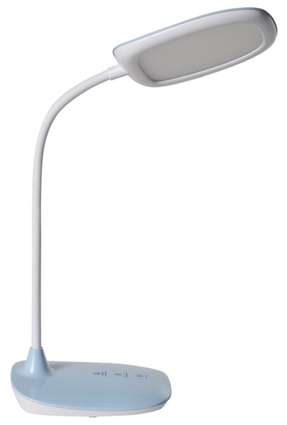 LED stolní lampa HYDRA se stmívačem Světle modrá