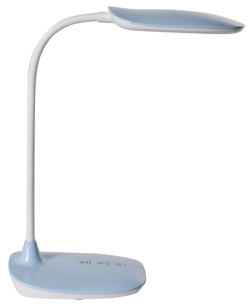 LED stolní lampa HYDRA se stmívačem Světle modrá