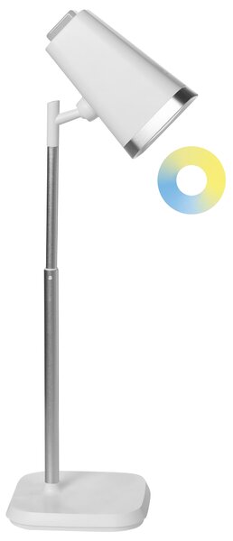 LED bezdrátová stolní lampa MUSCA se stmívačem Bílá