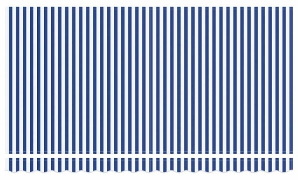 Rám markýzy Modrá a bílá 350 x 200 cm 3329619