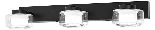 Osram - LED Koupelnové nástěnné svítidlo ORBIS FLAME 3xLED/5,5W/230V IP44 černá