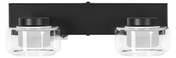 Osram - LED Koupelnové nástěnné svítidlo ORBIS FLAME 2xLED/5,5W/230V IP44 černá