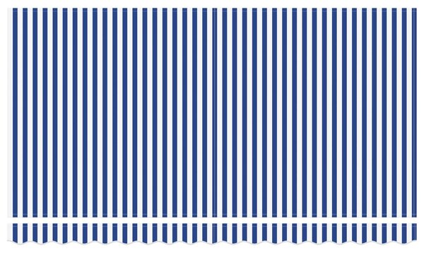 Stahovací markýza Modrá 350 x 200 cm textil 3329622