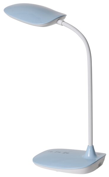 LED stolní lampa HYDRA se stmívačem Světle modrá