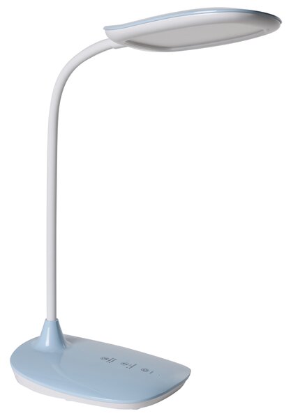 LED stolní lampa HYDRA se stmívačem Světle modrá