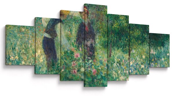 Obraz - Auguste Renoir, Picking Flowers, reprodukce (210x100 cm)
