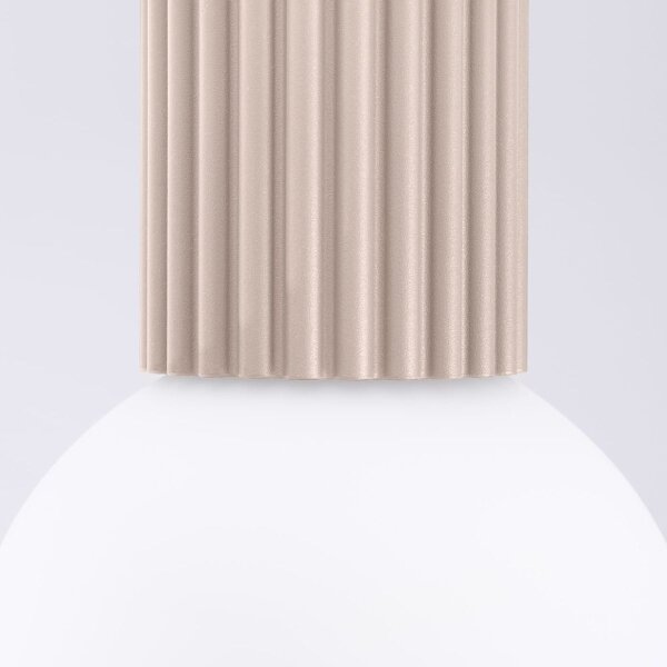 Sollux SL.1743 - Koupelnové stropní svítidlo HALO 1xG9/8W/230V IP44 taupe
