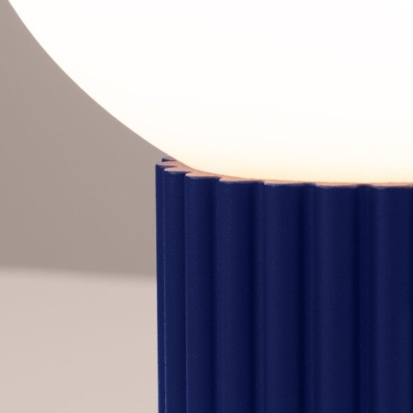Sollux SL.1741 - Stolní lampa HALO 1xG9/8W/230V pr. 12 cm modrá