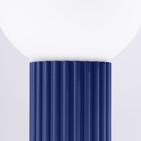 Sollux SL.1741 - Stolní lampa HALO 1xG9/8W/230V pr. 12 cm modrá