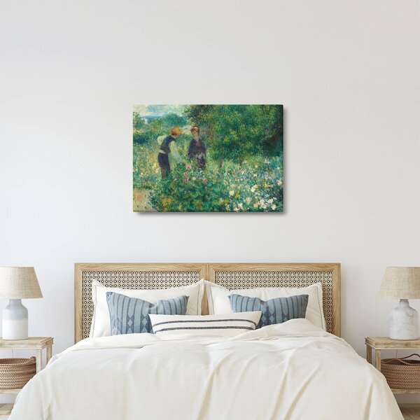 Obraz - Auguste Renoir, Picking Flowers, reprodukce (70x50 cm)