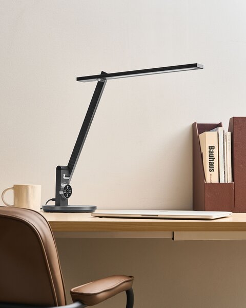 LED stolní lampa CETUS se stmívačem Šedá