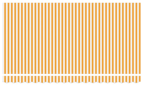 Stahovací markýza Žlutá 350 x 200 cm textil 3329646