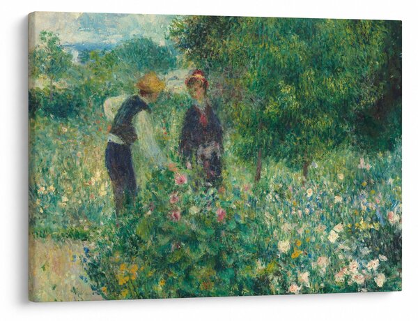 Obraz - Auguste Renoir, Picking Flowers, reprodukce (70x50 cm)