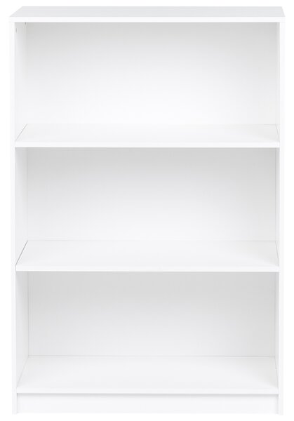 Knihovna se 3 policemi ZEHNA 117 cm Bílá