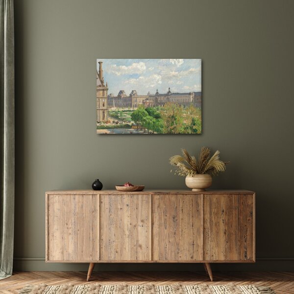 Obraz - Camille Pissarro, Place du Carrousel, Paris, reprodukce (70x50 cm)