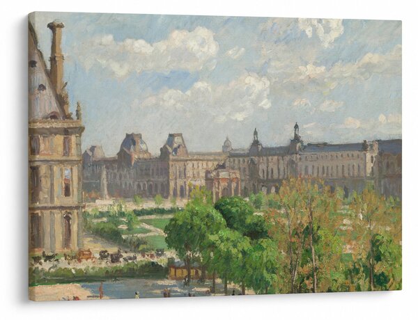 Obraz - Camille Pissarro, Place du Carrousel, Paris, reprodukce (70x50 cm)