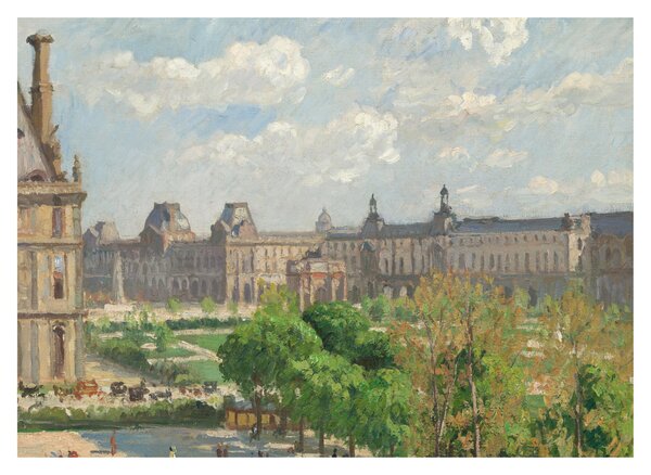 Obraz - Camille Pissarro, Place du Carrousel, Paris, reprodukce (70x50 cm)