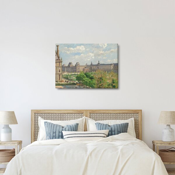 Obraz - Camille Pissarro, Place du Carrousel, Paris, reprodukce (70x50 cm)