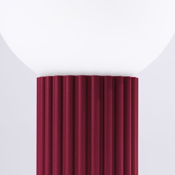 Sollux SL.1751 - Stolní lampa HALO 1xG9/8W/230V pr. 12 cm červená