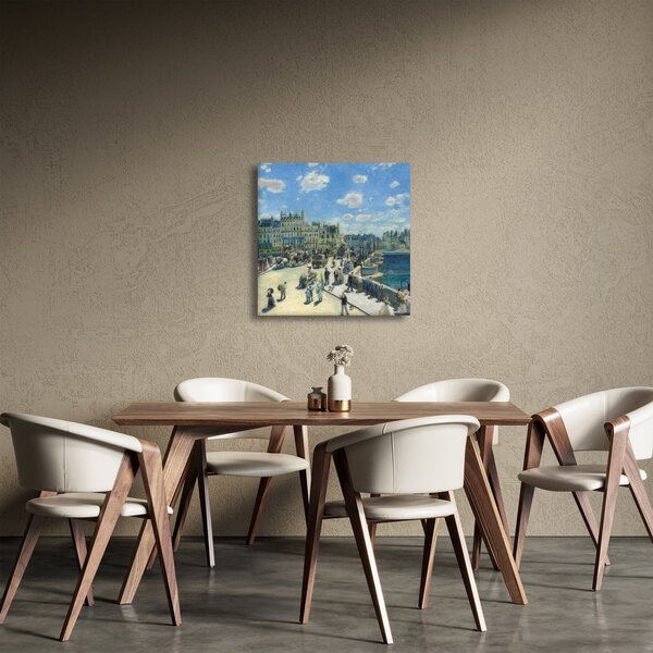 Obraz - Auguste Renoir, Pont Neuf, Paris, reprodukce (30x30 cm)