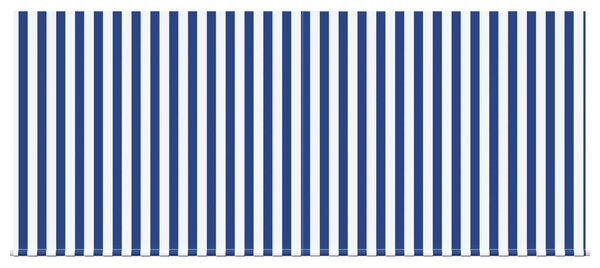 Stahovací markýza Modrá a bílá 300 x 250 cm Polyester a hliník 3329914
