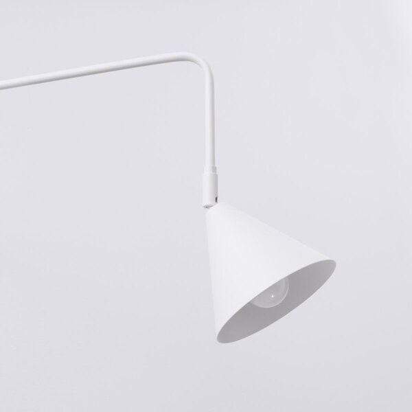 Sollux SL.1696 - Nástěnná lampa NOX 1xE14/10W/230V bílá