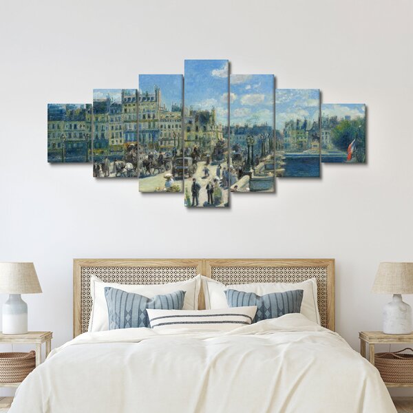 Obraz - Auguste Renoir, Pont Neuf, Paris, reprodukce (210x100 cm)
