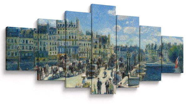 Obraz - Auguste Renoir, Pont Neuf, Paris, reprodukce (210x100 cm)