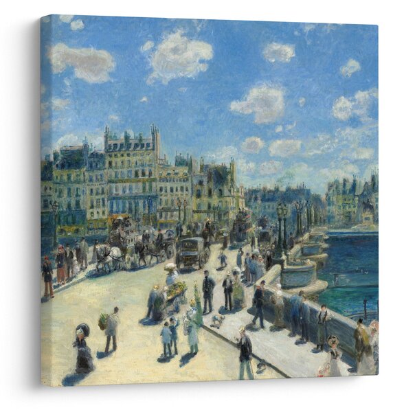 Obraz - Auguste Renoir, Pont Neuf, Paris, reprodukce (30x30 cm)