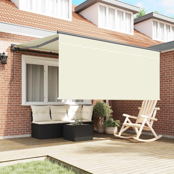 Stahovací markýza Krémová 300 x 250 cm Polyester a hliník 3329921