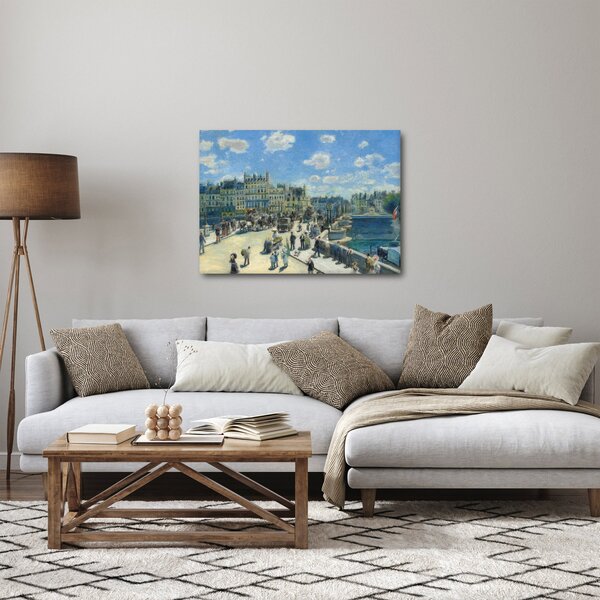Obraz - Auguste Renoir, Pont Neuf, Paris, reprodukce (70x50 cm)
