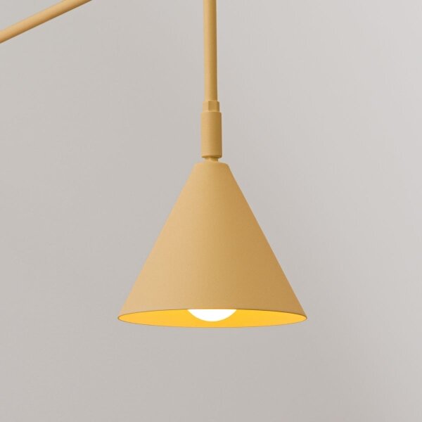 Sollux SL.1698 - Nástěnná lampa NOX 1xE14/10W/230V zlatá