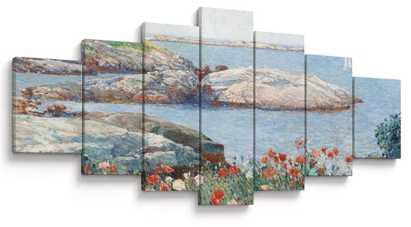 Obraz - Childe Hassam, Poppies, Isles of Shoals, reprodukce (210x100 cm)