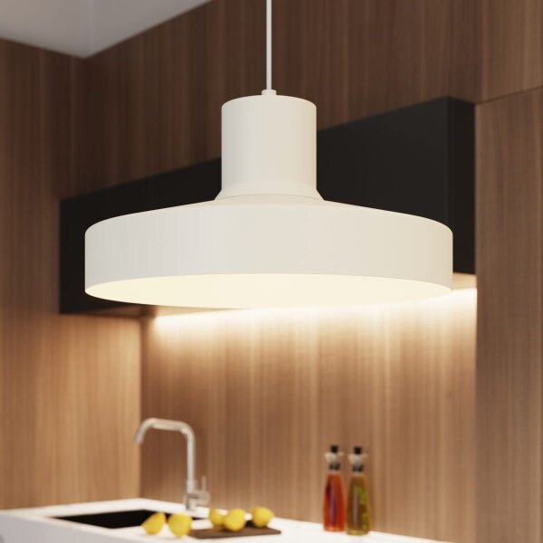Sollux SL.1704 - Lustr na lanku BILO 1xE27/15W/230V pr. 35 cm krémová